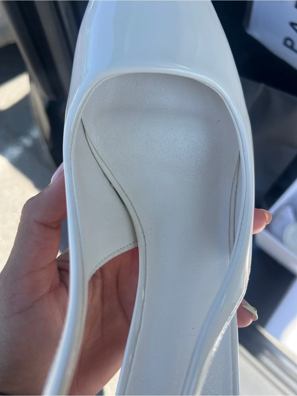 Elegant White Slingback Pointed-Toe Heels